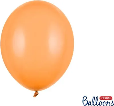 Zdjęcie produktu dla Balony lateksowe Strong, Pomarańczowe, Pastel Bright Orange, 30cm, 100szt.