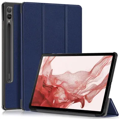 Produktbild von Schutzhülle für Samsung Galaxy Tab S7 S8 11" Hülle Case Smart Cover (2020/2022) T870 T875 T876 T877 SM-X700 X706 Wake Up Sleep Etui Tasche - Blau
