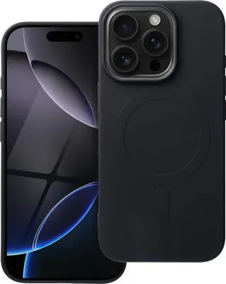 Immagine prodotto di Custodia / cover per Apple iPhone 16 Pro nero - SILICONE MAG COVER