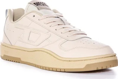 Produktbild von Diesel Herren SUkiyo V2 Low D Branding Weiche FrotteeDetail LederSneaker in Stein – undefined / Stein