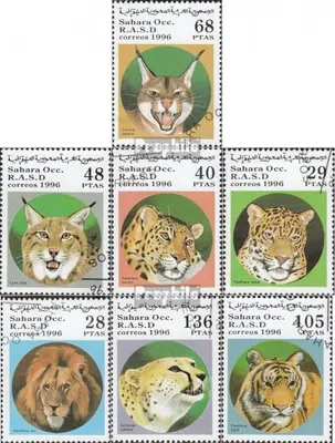 Produktbild von Briefmarken Sahara 1996 Mi Ausgabe der Exilregierung ohne Gültigkeit im int. Postverkehr Nr.75 gestempelt Raubtiere