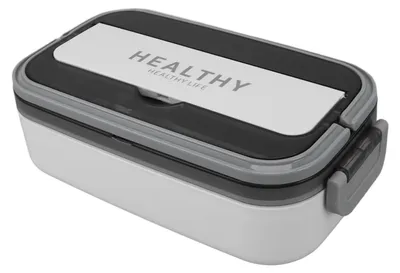 Produktbild von Auslaufsichere Lunchbox aus Edelstahl 316, mikrowellengeeignet, Fassungsvermögen 700 ml, Lunchbox für Erwachsene für Schule und Büro (WEISS)