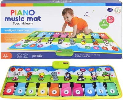 Zdjęcie produktu dla Muzyczna mata do tańca Piano Animals 110 cm