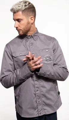 Produktbild von King Kerosin El Caballero Adventure Hemd, grau, 2XL