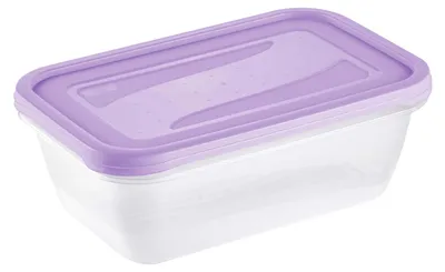 Productafbeelding van keeper Fredo Fresh, set van 2 vershoudcontainers, 2 x 3,3 liter, paars