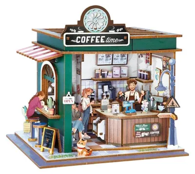 Produktbild von Buki Diorama café, 10 Jahr(e), Holz, Karton, 120 Stück(e)