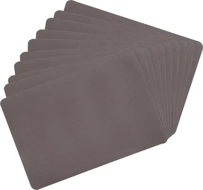 Produktbild von 10 Platzsets Kunstleder - Braun - 43 x 29 cm