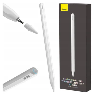 Produktbild von Baseus Wireless Active Stylus + Ersatzspitze Weiß
