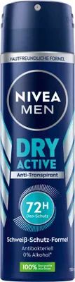 Image de Nivea Deospray 150ml For Men Dry Active