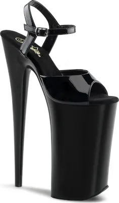 Produktbild von BEYOND-009 Damen Sandale von Pleaser, Schwarz Glanz , EU 37, US 7