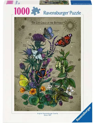 Immagine prodotto di Ravensburger Puzzle 12001435 - Lifecircle Butterfly - Puzzle da 1000 pezzi per adulti e bambini dai 14 anni in su