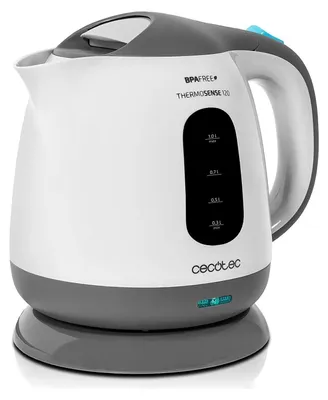 Produktbild von Cecotec Wasserkocher ThermoSense 120 .1 Liter Kapazität, Verwendung ohne Kabel m