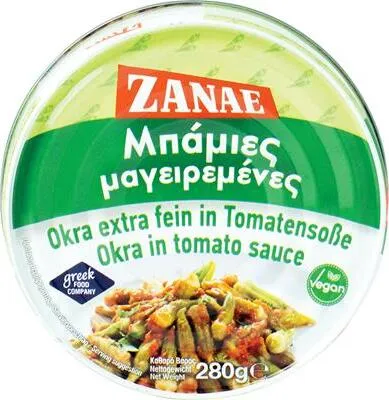 Produktbild von Kleine Okra in Tomatensauce 280g - Zanae