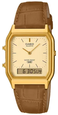 Image de CASIO Casio Vintage Hommes/Femmes Marron Casio-AQ-230EGL-9AER