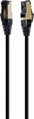 Image de Gembird PP8-LSZHCU-BK-1M, 1 m, Cat8, S/FTP (S-STP), RJ-45, RJ-45, Schwarz