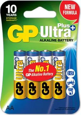Obrázek produktu pro Bateria Ultra+ Alkaline Aa Lr6 1.5V 4 Sztuki