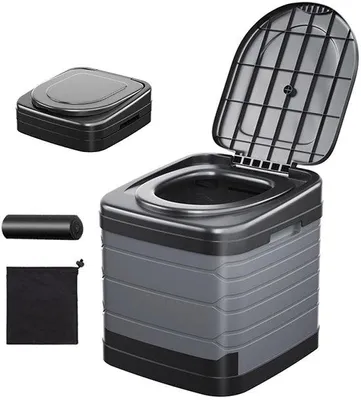 Produktbild von Tragbares Chemie-Toilette für Erwachsene – Campingtoilette