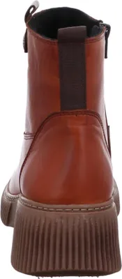 Produktbild von Gemini Damen Stiefelette Leder Niete Keilabsatz lose Einlagen 033609-02, Größe:39 EU, Farbe:Braun