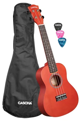 Produktbild von Cascha CUC102 Linden Red Konzert-Ukulele