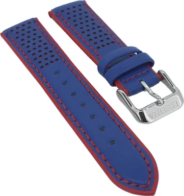 Produktbild von Festina → Uhrenarmband 18mm Leder blau / rot → F20458 F20458/2