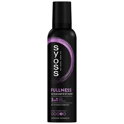 Produktbild von Syoss Fullness Schaumfestiger 3in1 mit Vitamin Komplex 250ml