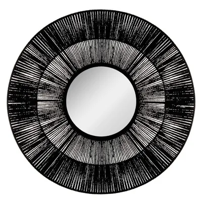 Image de Spiegel "etnik" schwarz schwarz d76cm  - Atmosphera créateur d'intérieur