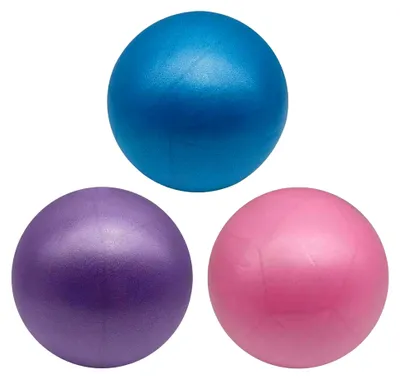 Produktbild von Gymnastikball | 15 cm PVC Soft Pilatesball | Kleiner Yoga-Ball | 3 Stück Fitnessball Yogaball | Geeignet für Yoga, Pilates, Rumpftraining, Körpertraining und Balance