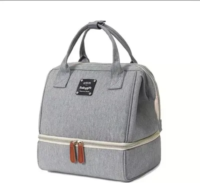 Obrázok produktu pre Taška, organizér na vozík 2 priehradky sivá 26x23x18cm PLM29SZ