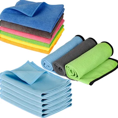 Produktbild von 14 Teile Set Mach1 Mikrofaser Tücher, Geschirrtuch, Glastücher, Mikrofasertuch, Mikrofasertücher, Glastuch