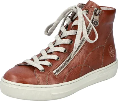Produktbild von Rieker Damen Schnürstiefelette High Top Sneaker L9880, Größe:40 EU, Farbe:Braun