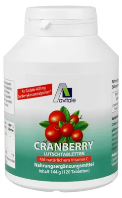 Immagine prodotto di Pasticche di CRANBERRY, 120 pz LUT