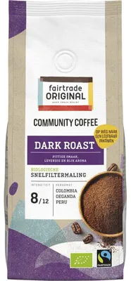 Produktbild von Fairtrade Original Community Kaffee Dunkel geröstet, 250g, Filterkaffee