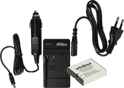 Produktbild von vhbw Ladezubehör-Set Ersatz für Pentax LB-060 für Kamera - 1x Ladestation, 1x Akku