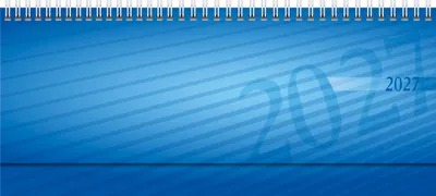 Produktbild von rido/idé 7036102307 Querterminbuch Mod. septant 2027 305×105 mm, Kunststoff, blau