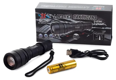Zdjęcie produktu dla Latarka LED BAILONG 08284 CREE XM-L T6 ZOOM