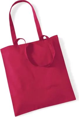 Produktbild von Westford Mill W101 | Bag for Life - Long Handles Einkaufstasche - 38 x 42 cm - Farbe: Cranberry - Größe: One Size