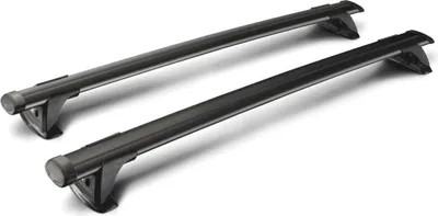Produktbild von Yakima Thru Black Paar Aluminium-Dachträger - 149 cm