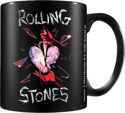 Image de The Rolling Stones - "Hackney Diamonds" Mug à café, 325ml PM12908 (Taille unique) (Noir/Multicolore)