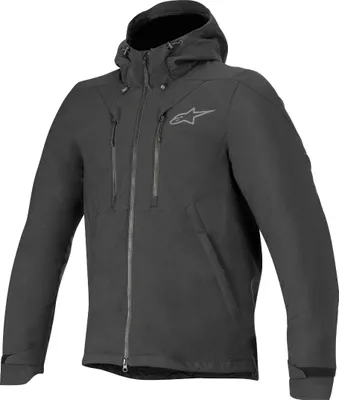 Zdjęcie produktu dla Kurtka motocyklowa Alpinestars Domino Tech Shell z tkaniny, czarna, rozmiar S