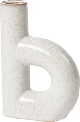 Produktbild von Broste Copenhagen Hector Vase B Rainy Day Grey 4,5x13x19cm