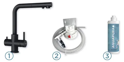 Immagine prodotto di Schock SXPUR3BKN rubinetto Nero