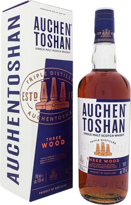 Produktbild von Auchentoshan Three Wood + Box 700ml 43% Vol.