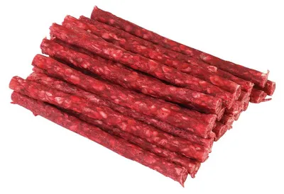 Produktbild von Kerbl Kaurollen, rot, 9-10 mm, 12,5 cm, 100er-Pack