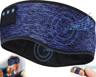 Produktbild von Schlaf-Kopfhörer mit drahtloser Verbindung - Schlafhörer - Kopfband mit Bluetooth - Schlafhörerband mit Lautsprechern