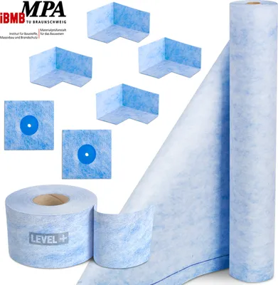 Produktbild von AbdichtungSet Balkon Dusche Dichtband Dichtbahn Duschelement Ecken Profi SET B17