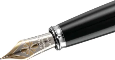Produktbild von Federaggregat verchromte Beschläge mit Goldfeder 14kt bi-color Excellence A plus Breite M