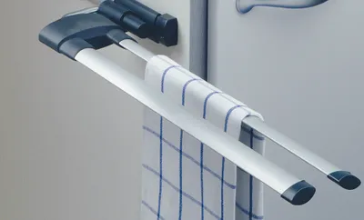 Produktbild von Hailo - Secco Alu Line Handtuchauszug, Zweiarmig 601832