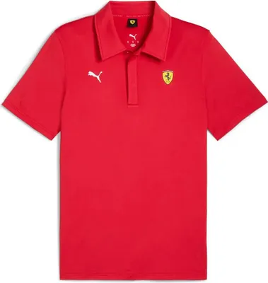 Produktbild von Puma Ferrari Sportswear Cloudspun Poloshirt Rot L Herren Rot L