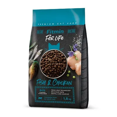 Produktbild von Fitmin For Life Adult Fisch und Huhn 1,8 kg