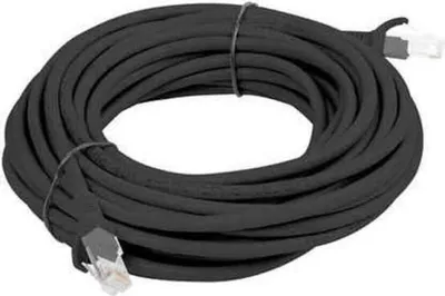 Produktbild von Lanberg PCU5-10CC-0500-BK, 5 m, Cat5e, U/UTP (UTP), RJ-45, RJ-45, Schwarz